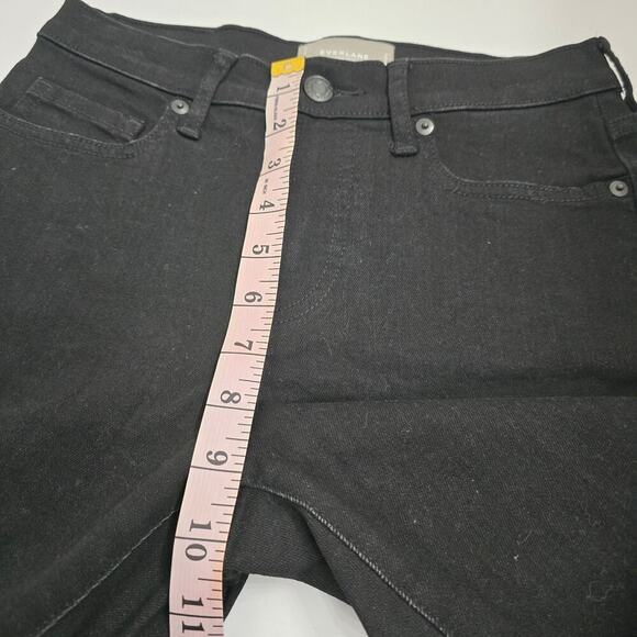 Everlane Mid Rise Skinny Jeans Black Size 27 Ankle Stretch Denim EUC - Picture 9 of 11